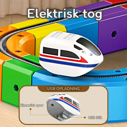 SuperTracks Togbane – Kreativ-sæt Plus (123 dele)