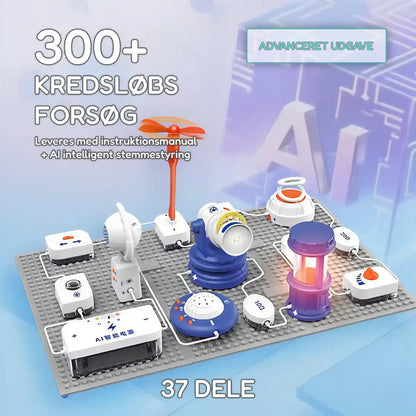 SuperGenial Avanceret kredsløbssæt med 300+ eksperimenter til børn der vil udforske elektronik